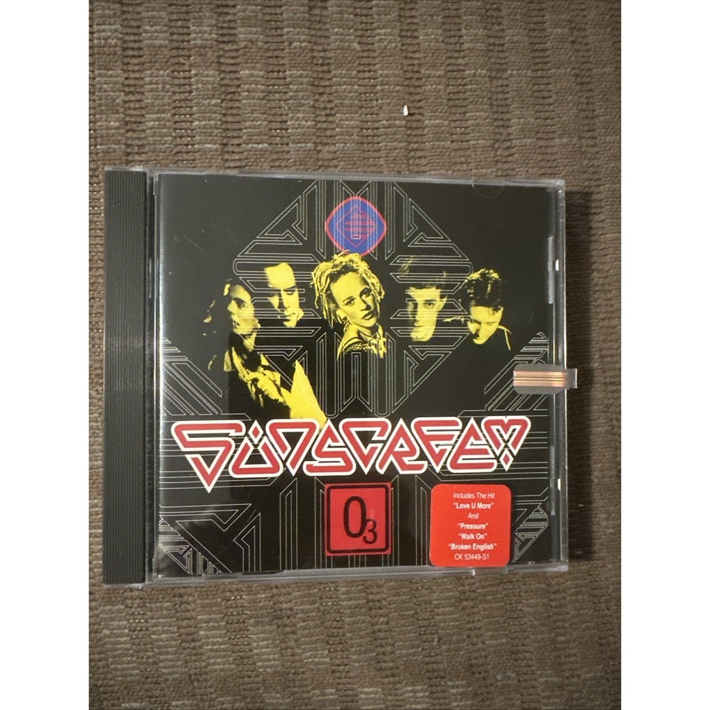 O3 by Sunscreem (CD, Feb-1993, Columbia (USA) ES2364